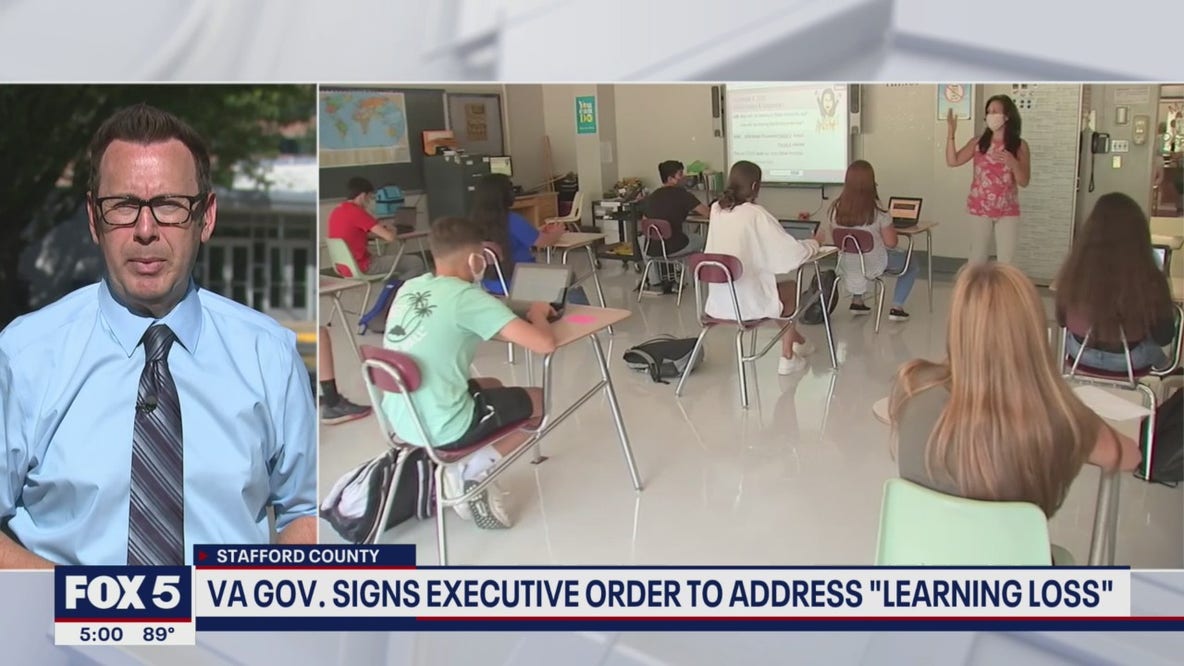 Virginia governor signs executive order to address learning loss, teacher shortages in schools
